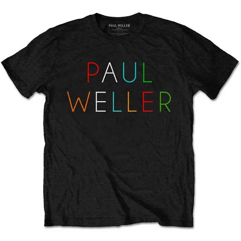 Paul Weller Multicolour Logo T Shirt Official