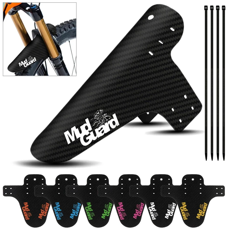 

New Mountain Bike Colorful Fenders Front Rear Mudguard Saver Mud Guard Wings Cycling Accessories Road Bicycle Protective Parts