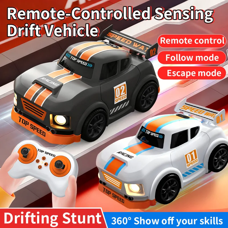Cool Stuff Toy Car Funny Gift-Kawaii Intelligent Mini Rc Drift Car,Remote Control Car Toy,Multi-functional Rc Cars,Toys for Kids