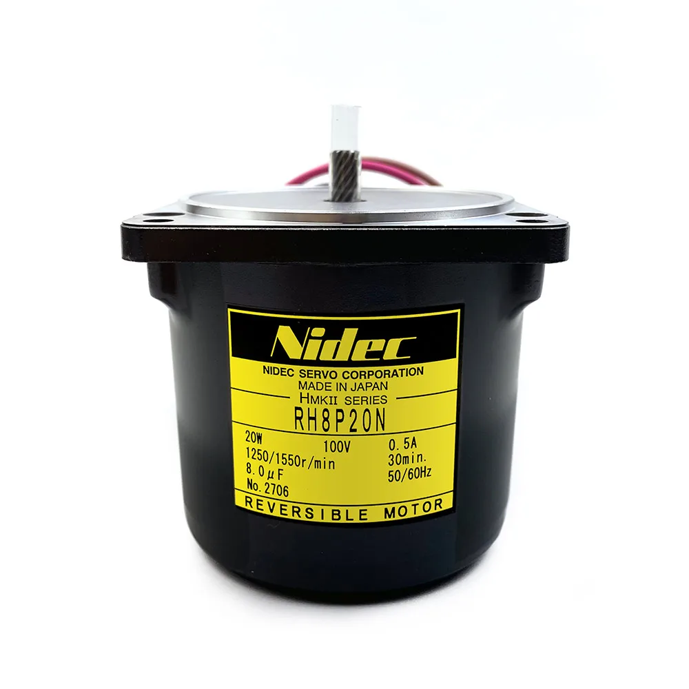 

NIDEC SERVO RH8P20N Single-Phase 100V Reversible Motor 20W 0.5A