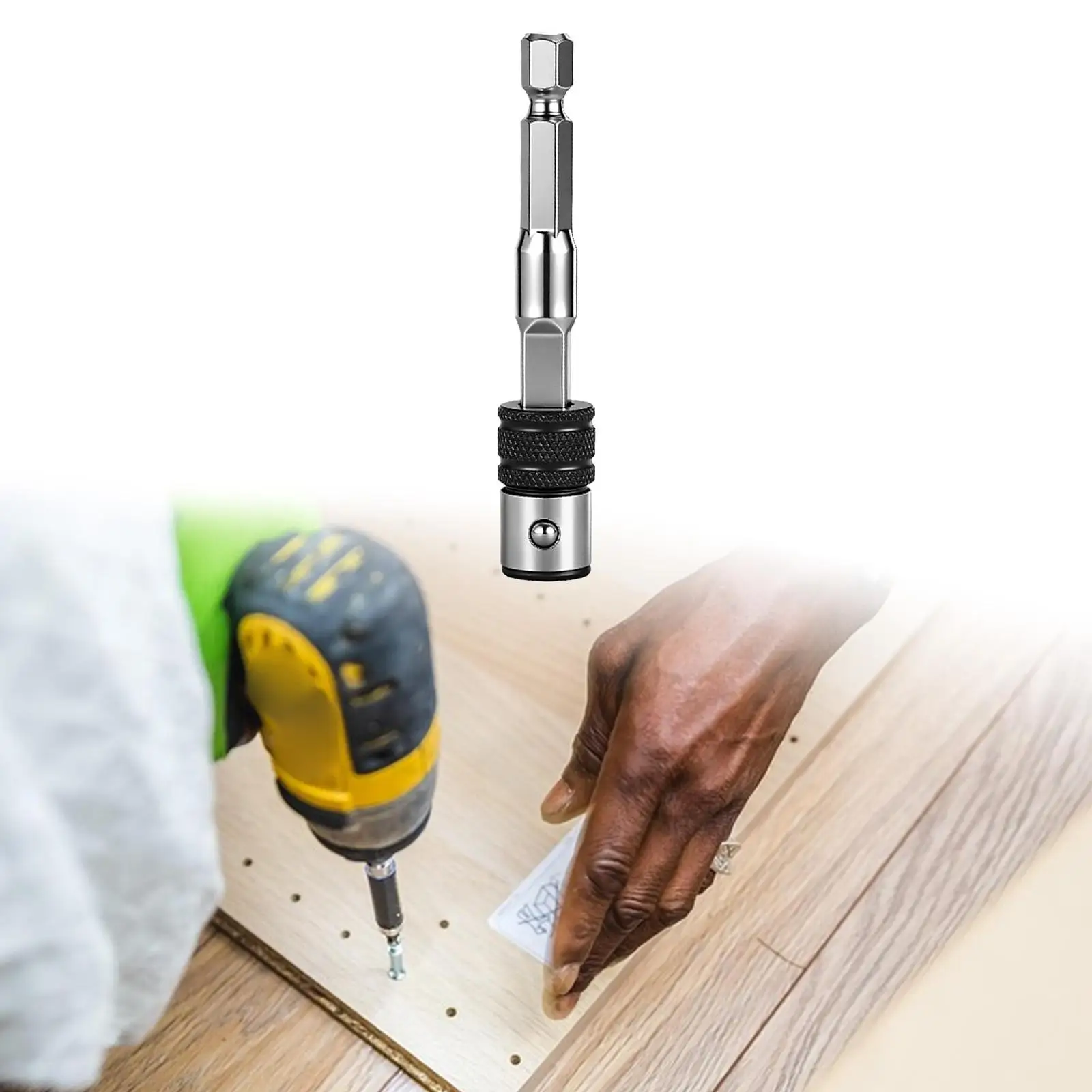 

Портативный быстросменный адаптер для удлинителей бит для склада, гаража, столярных работ