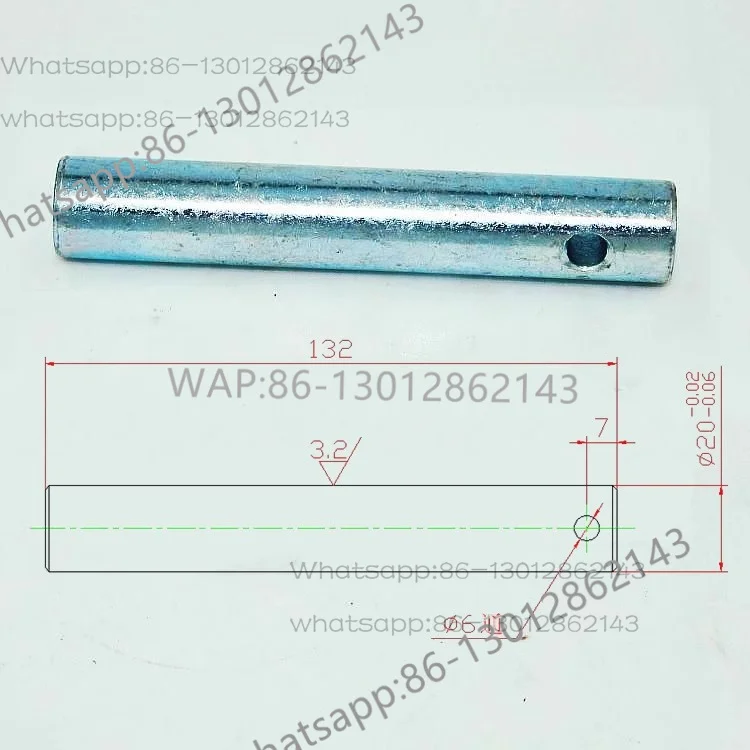 Hydraulic truck wheel frame accessories, Diniu manual forklift, two-wheel connecting shaft clip three-plank