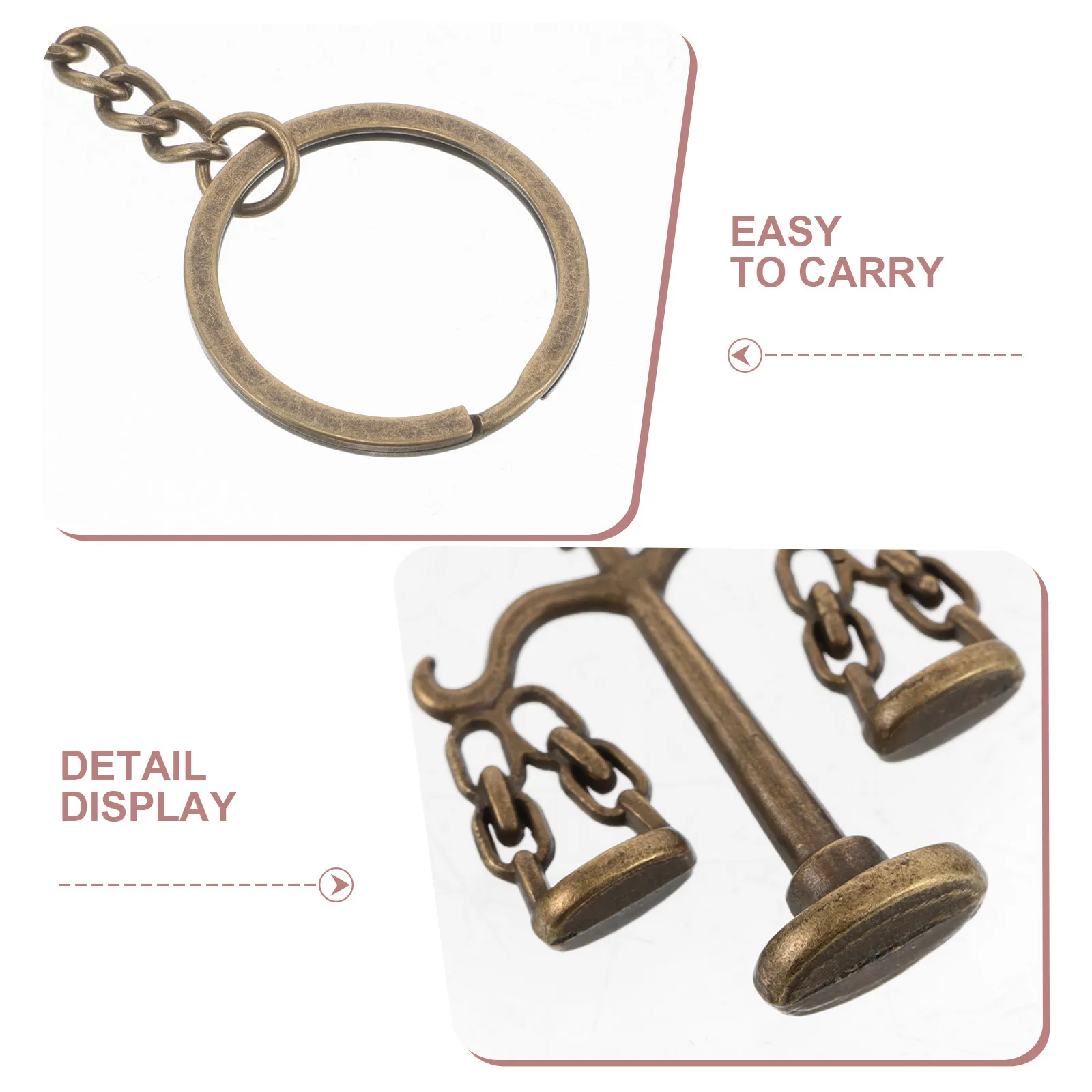 10Pcs Metal Attorney Keyring Scale of Justice Gavel Charm Lawyer Pendant Key Chain Accessories for Handbag Backpack Keys Legal