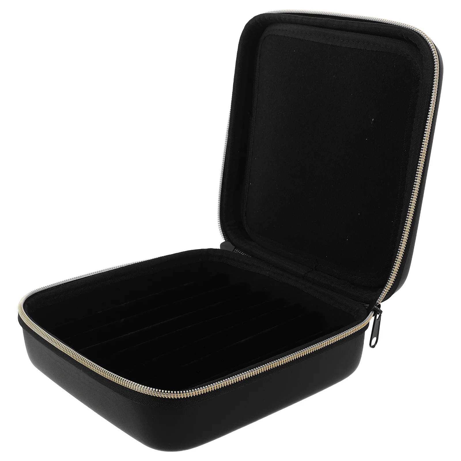 

PU Watch Bands Storage Case Large Capacity Zippered Organizer Compatible Smartband Holder Travel Watch Strap Keeper