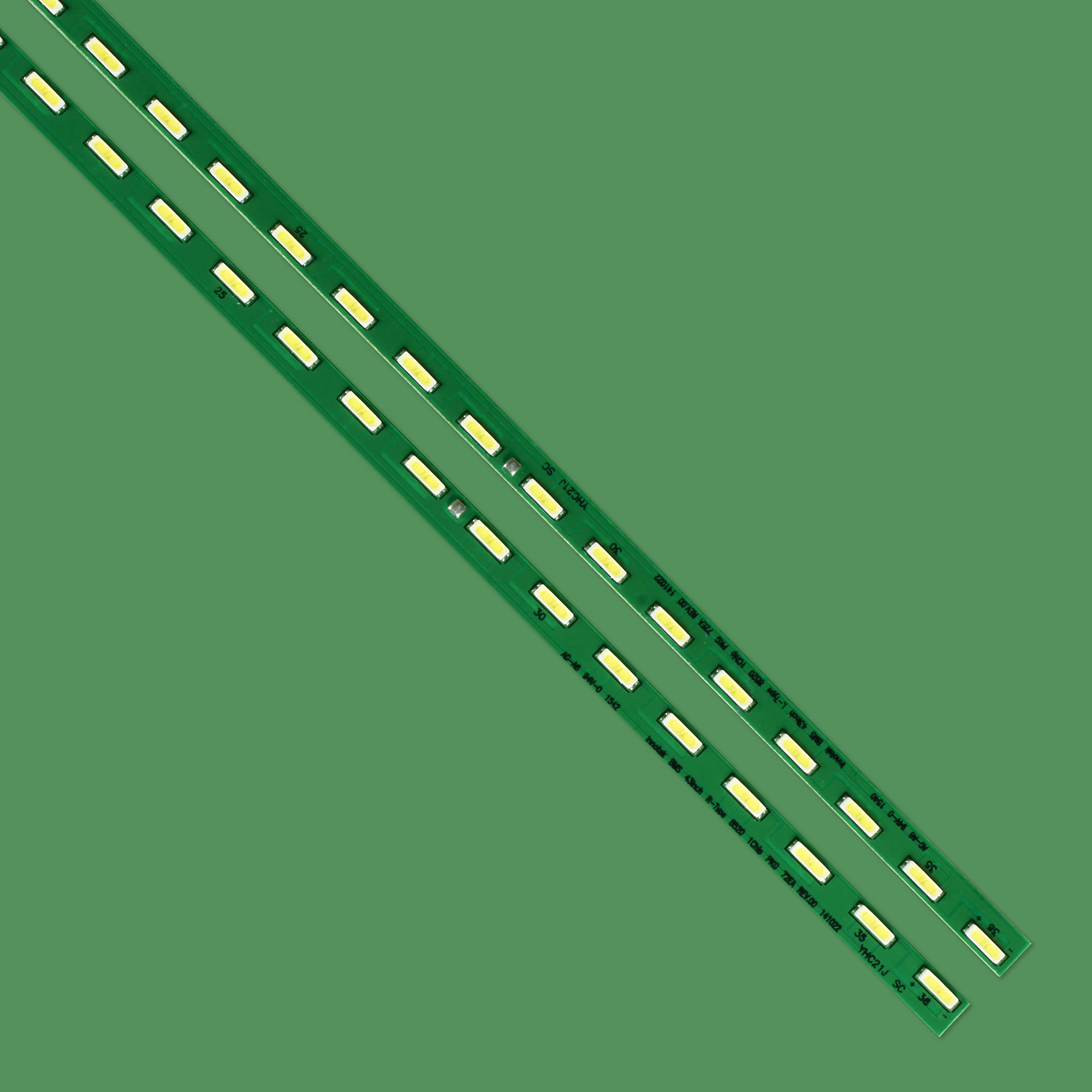 2pcs/set LED Backlight strip for 43LH560V 43LF5410 43LF540V 43LF590V 43UF9000 43UF9000 HC430EUN MAK63207801 MAK63207801A