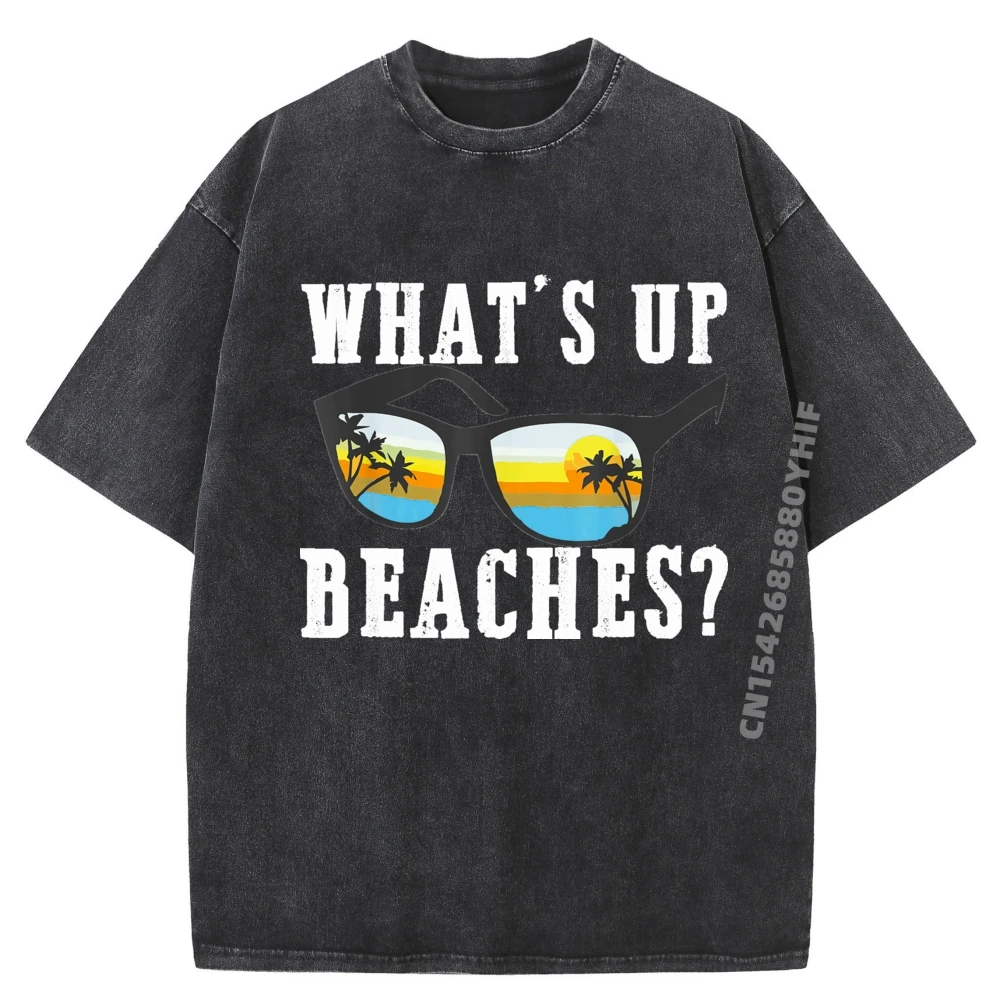 

Whats Up Beaches Забавные пляжные семейные каникулы Одинаковые забавные рубашки Мужские подарки Футболки с рисунком Мужская потертая рубашка в стиле ретро
