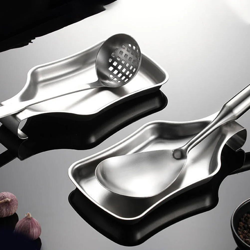 الفولاذ المقاوم للصدأ الراحة حامل أدوات المطبخ لملعقة شوربة مغرفة ملعقة ووك أداة المنظم أدوات المائدة صينية مغرفة الوقوف