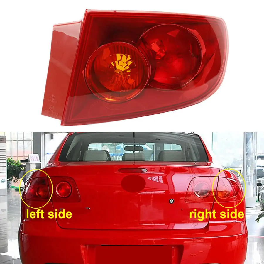 

Outer Tail Lamp for Mazda 3 M3 Classic 1.6 Car Taillight Rear Light Brake Reverse Lamp Housing Without Lights and Wires