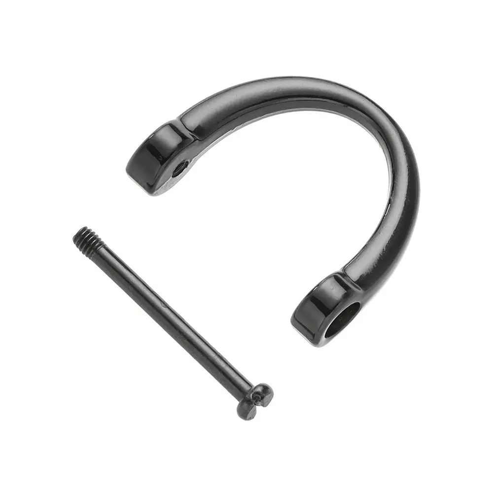 DIY Shoulder Webbing Buckle Detachable Open Screw D Ring Buckle Clasp Leather Craft