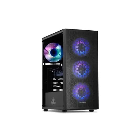 Ücretsiz Kargo Yeyian Yumi Oyun Bilgisayarı Masaüstü INTEL Core i5 12400F, Nvidia RTX 4060, 1TB NVMe SSD, 16GB DDR4 3200, 650W Gold PSU