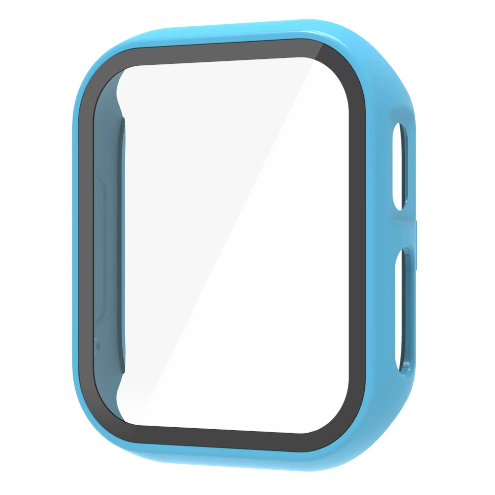 حافة صلبة قذيفة كامل الشاشة الزجاج حامي فيلم إطار الحال بالنسبة Xplora X6 لعب الطفل ساعة ذكية الغطاء الواقي الملحقات