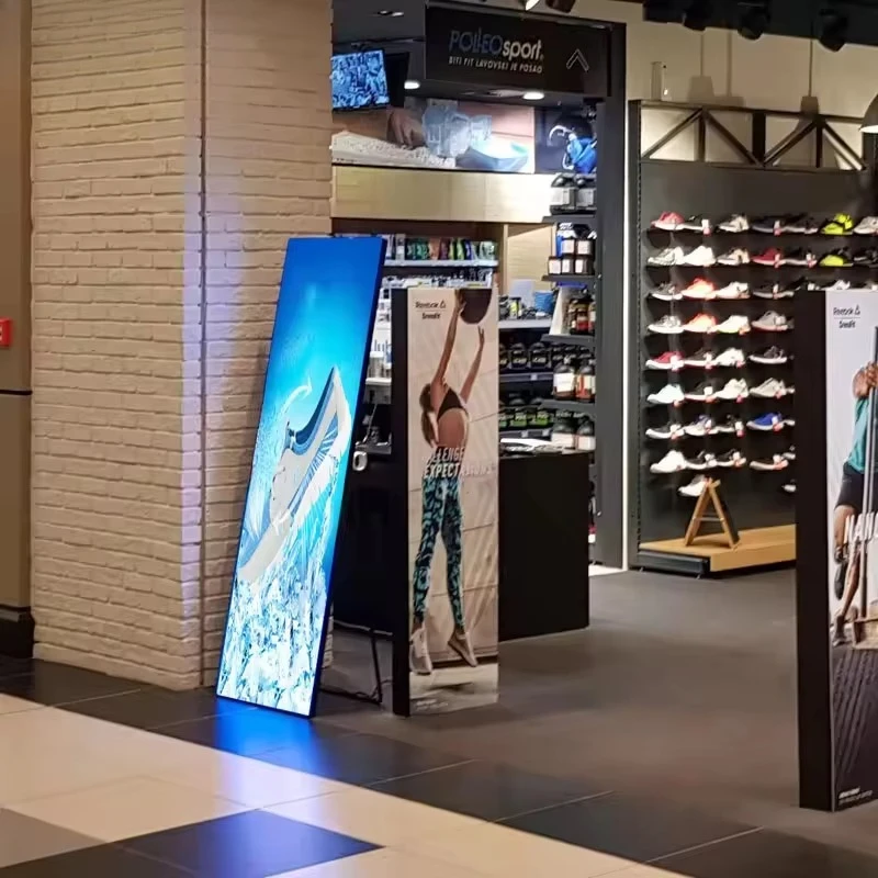 Advanced Quality Led Poster Easy to Move Shopping Mall Waterproof Display Indoor Fixed Advertisement Screen