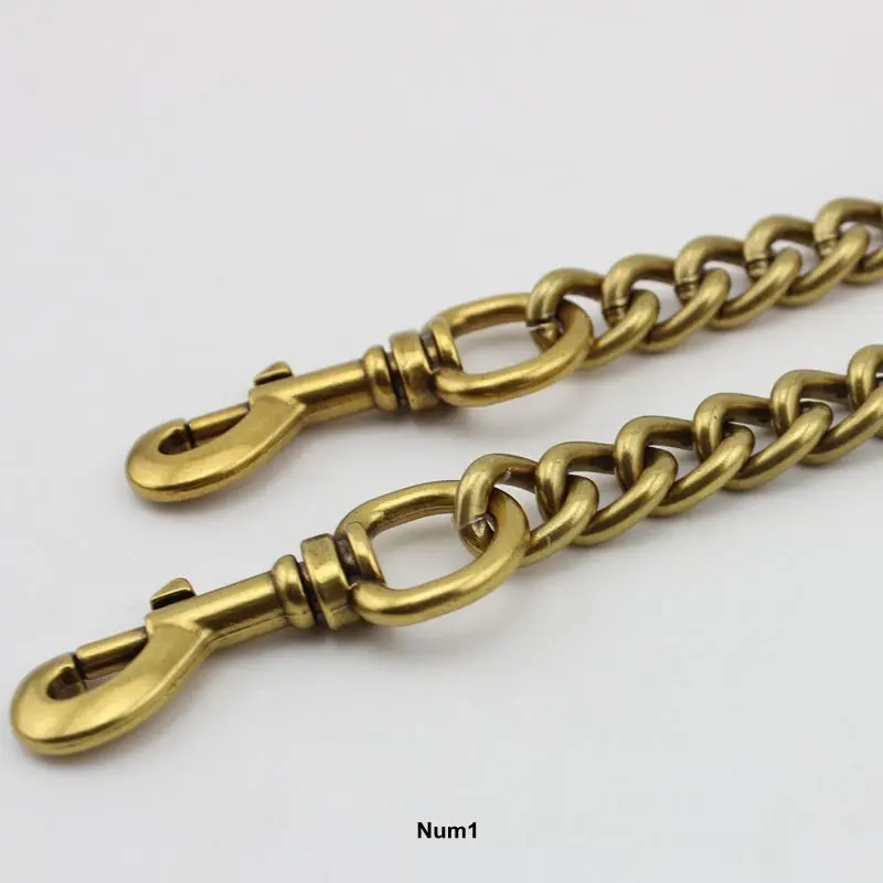 60cm 100cm 120cm 130cm width 13mm Aluminum Chains Shoulder Straps for Handbags Purses Bags Strap Replacement Handle Accessories