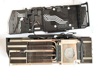 Original Radiator Cooler for ZOTAC RTX3090 RTX3080 Video Card White Black with Backplate