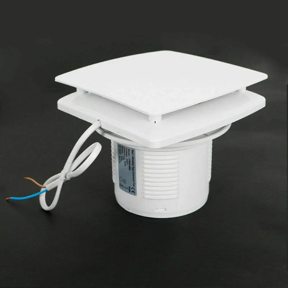 NEUER 100mm Deckenventilator, Badezimmer-Wandventilator, Toiletten-Abluftventilator
