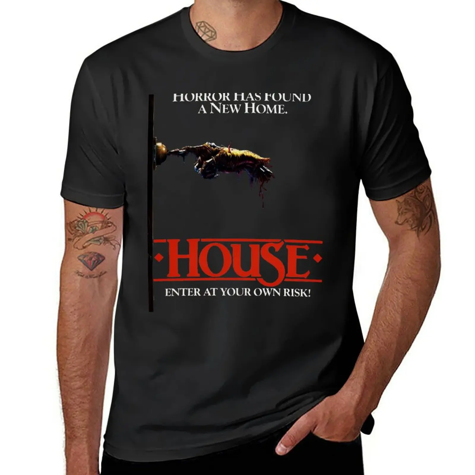 

New HOUSE (1986) T-Shirt man clothes quick drying t-shirt sweat shirt funny t shirt big and tall t shirts for men