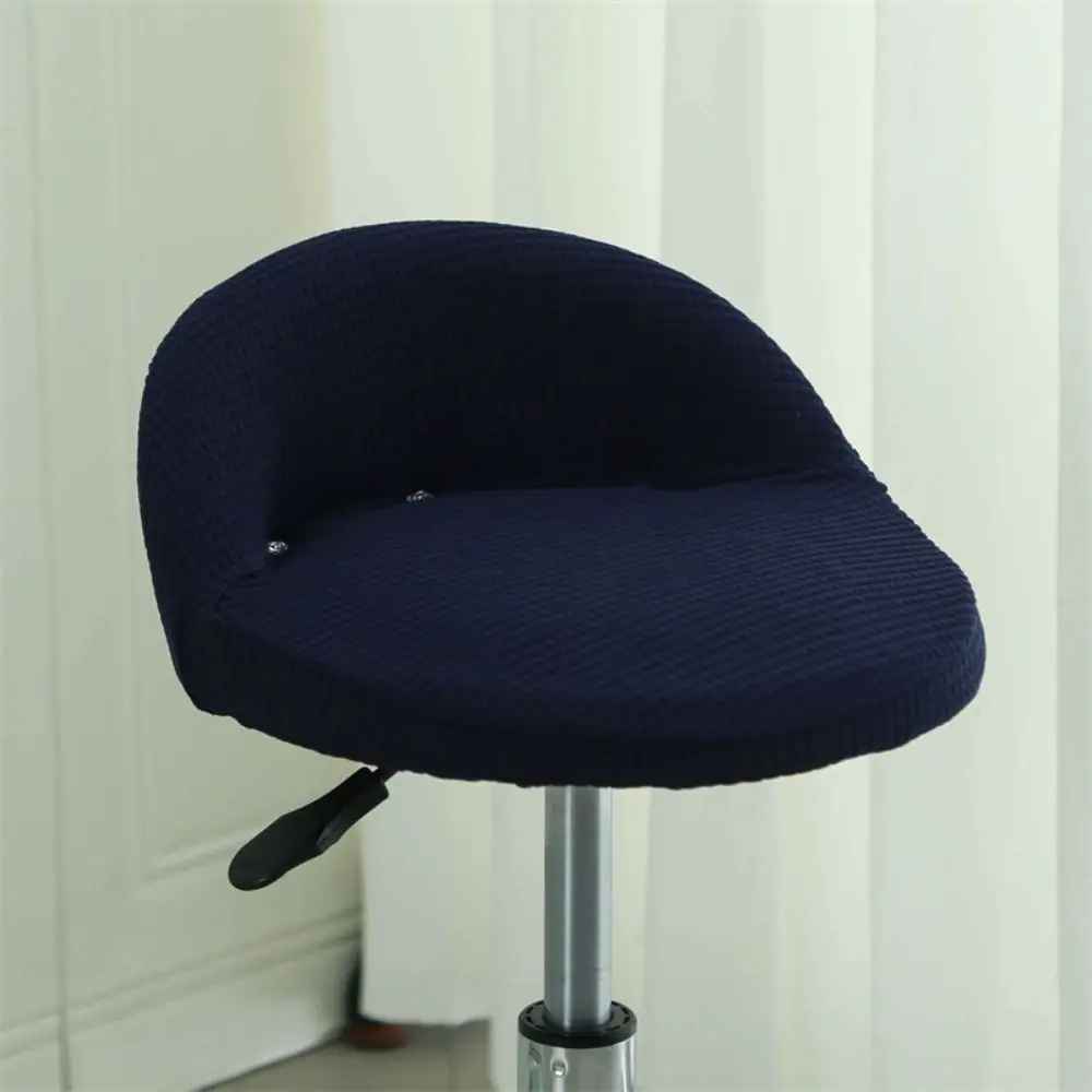Elastic Bar Chair Cover Integrated Thickened High Stool Cover Washable Removable Dining Chair Cover