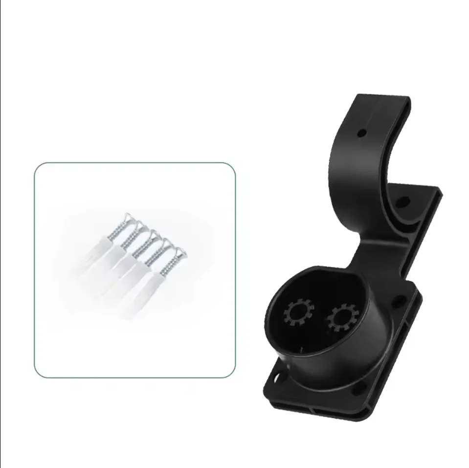 EV Charger Holder,Portable Wall Connector Holster Charging Station Accessories EV Type2 charger gun cable bracket