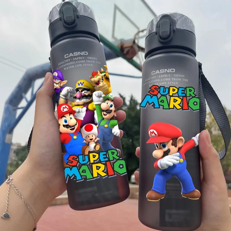 

Game Super Marios Cartoon 560ML Water Cup Children Portable Plastic Outdoor Large Capacity Sports Water Bottle Birthday Gifts