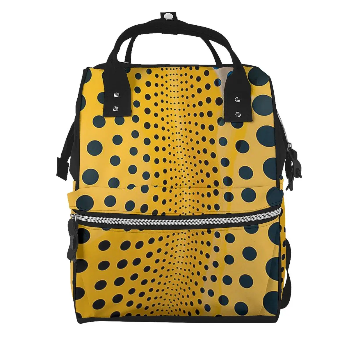 Yayoi Kusama Abstract Painting Student Backpack School Bag Hiking Travel Daypack for Men Women Bookbag Shoulder Bags