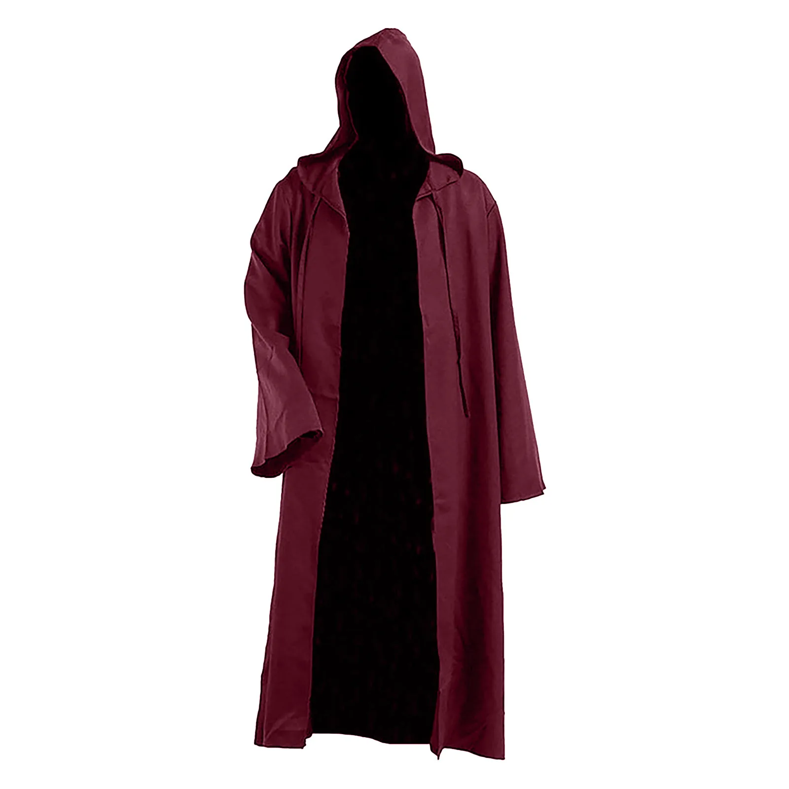 

Halloween Medieval Robe Cloak Adult Winter Vintage Jacket Overcoat Costume Cosplay Cape Costume Party Accessory