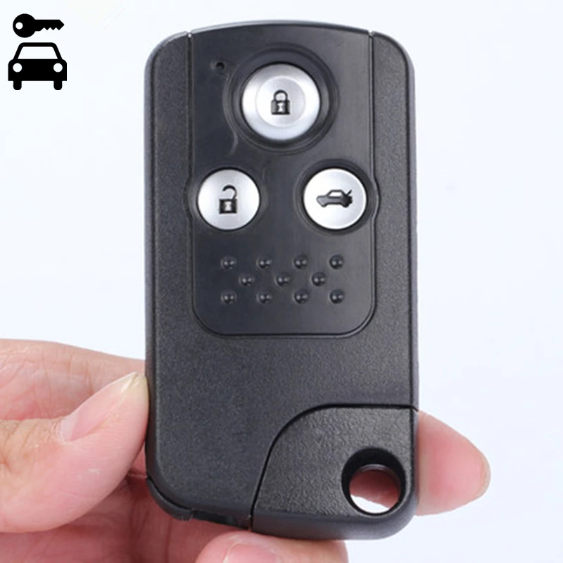 

For Honda 9th Civic 3 Buttons Car Entryless Go Smart Remote Key with ID46 Chip 434Mhz Car Remote Key with Logo and Key Blade