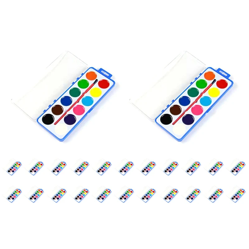 

Water Color Paint Set For Kids Bulk Watercolor Paint Washable Watercolor Paint In 12 Colors For Learning Tool At Home