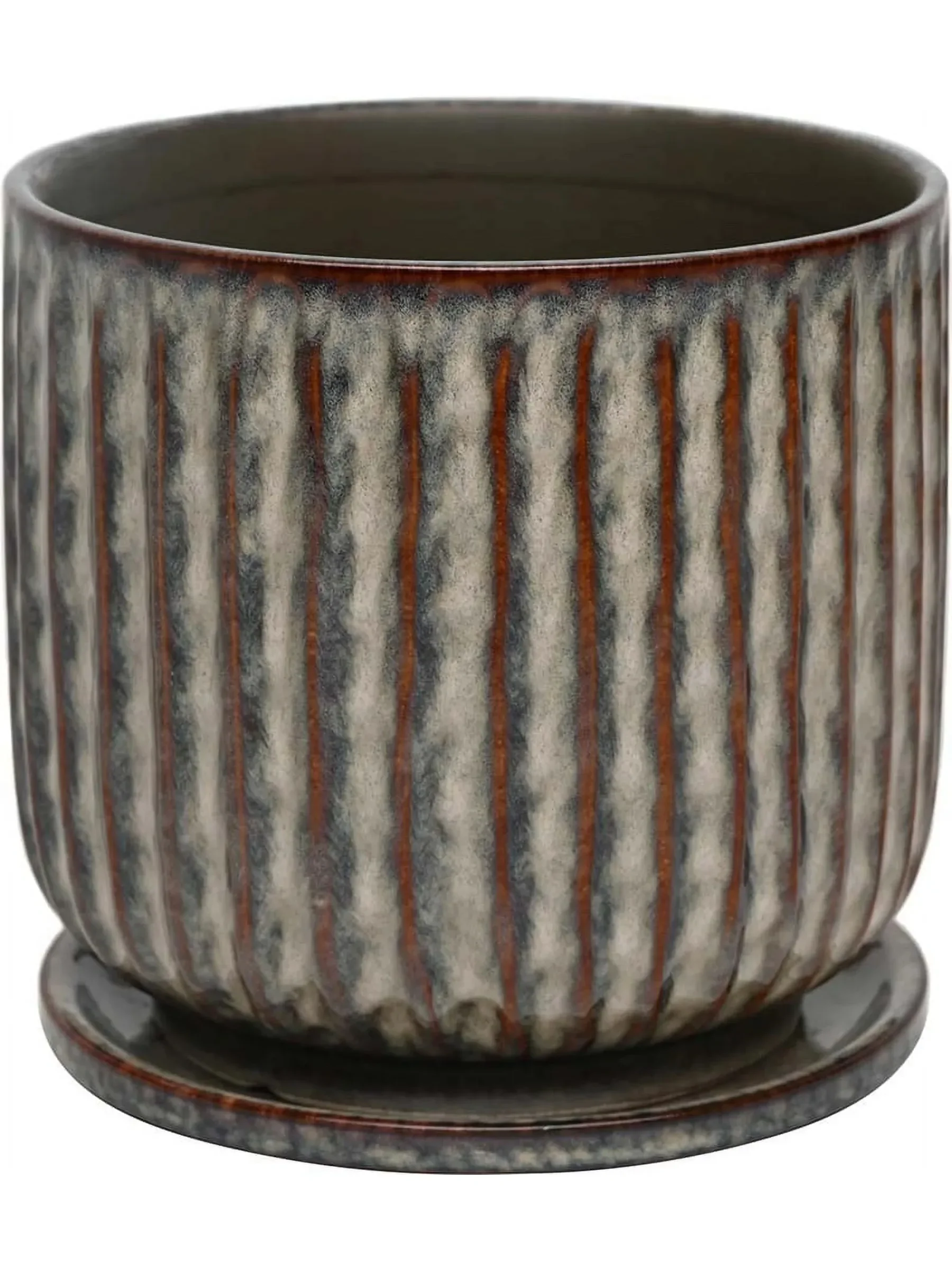 

Better Homes & Gardens Jardinera Paul de Ceramic de 8. Pulgadas con Platillo Adjunto