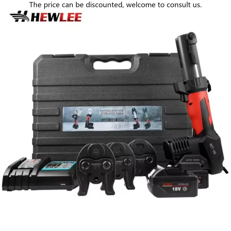 

New Intelligent HZT-50 Battery Powered Hydraulic Crimping Tools Manual Press Tool Kit For Pipe