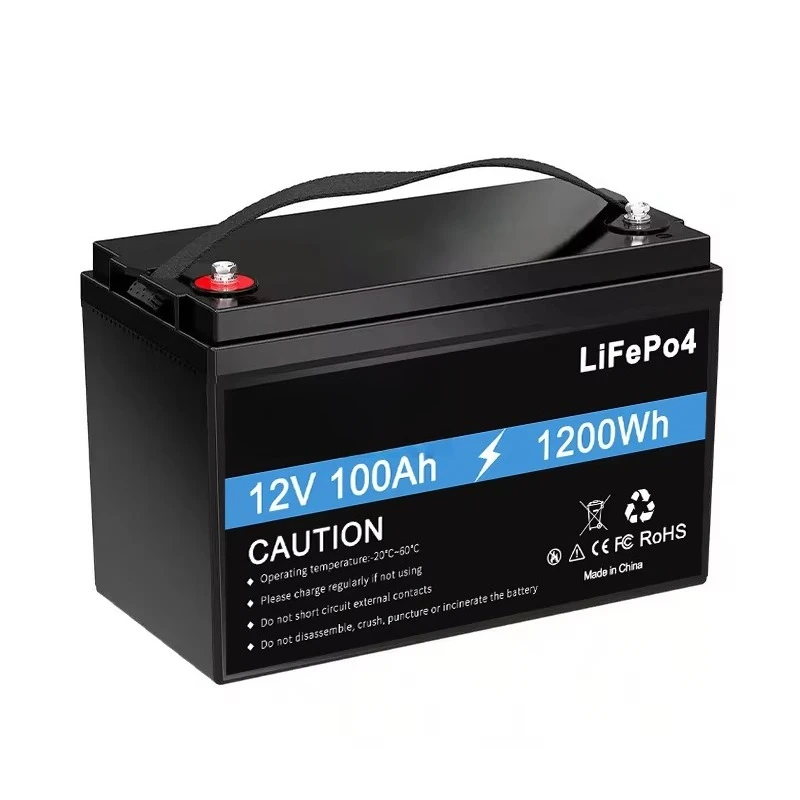 12V 24V Lithium Battery Pack Power Batteries 100AH 200AH 300AH Rechargeable Solar LiFePO4 Battery Pack