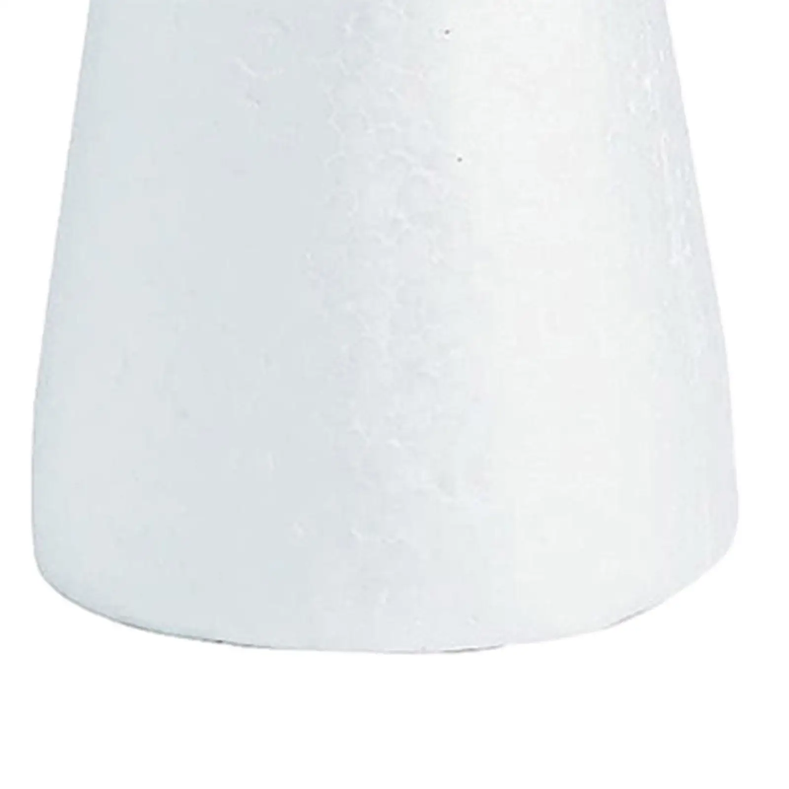 5Pcs Craft Foam Cones Christmas Tree Project, Crafting Children Kids White Polystyrene Cones for Christmas Trees Celebration image 5