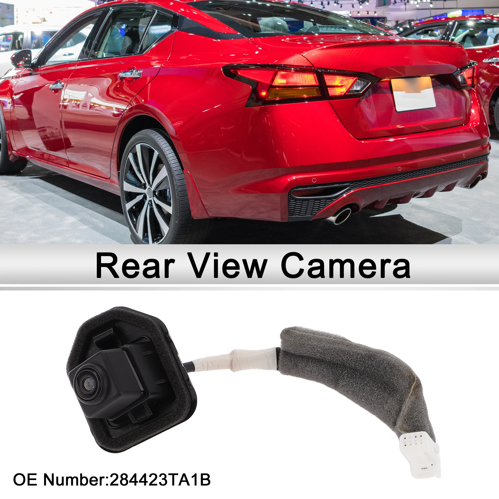 

UXCELL License Plate Rear View Camera for Nissan Altima 2013-2015 Park Assist Camera Backup Reverse Camera No.284423TA1B