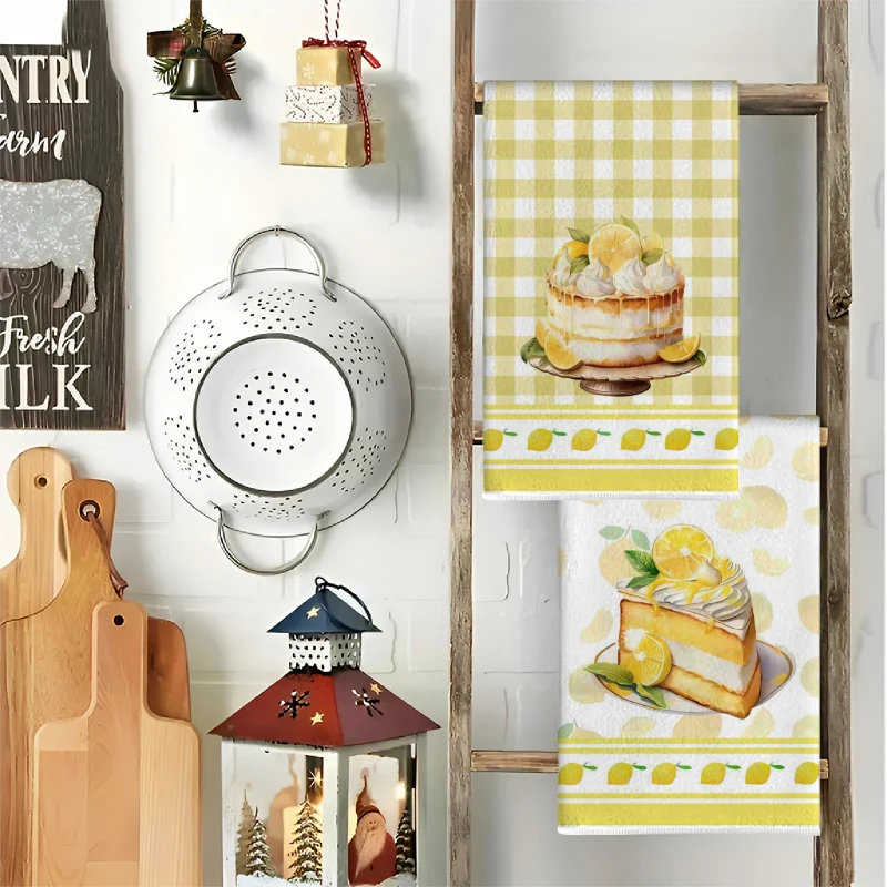 2 Stück, gelbe Küchentücher, 4 – Home Cooking Is The Best Bewertung und Preis