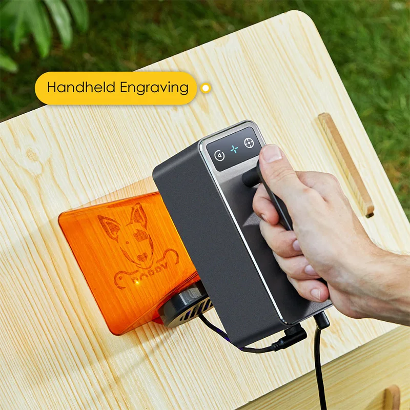 LASERPECKER Handheld Laser Engraver Portable Powerful Laser Engraving Cutting Machine With 5W Bluetooth  CNC DIY SuperFast LP2