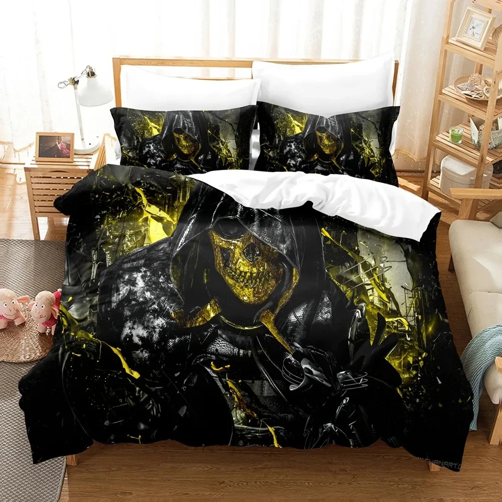 3D Print Death Stranded Bedding Set Boys Girls Twin Queen Size Duvet Cover Pillowcase Bed Kids Adult Fashion Home Textileextile