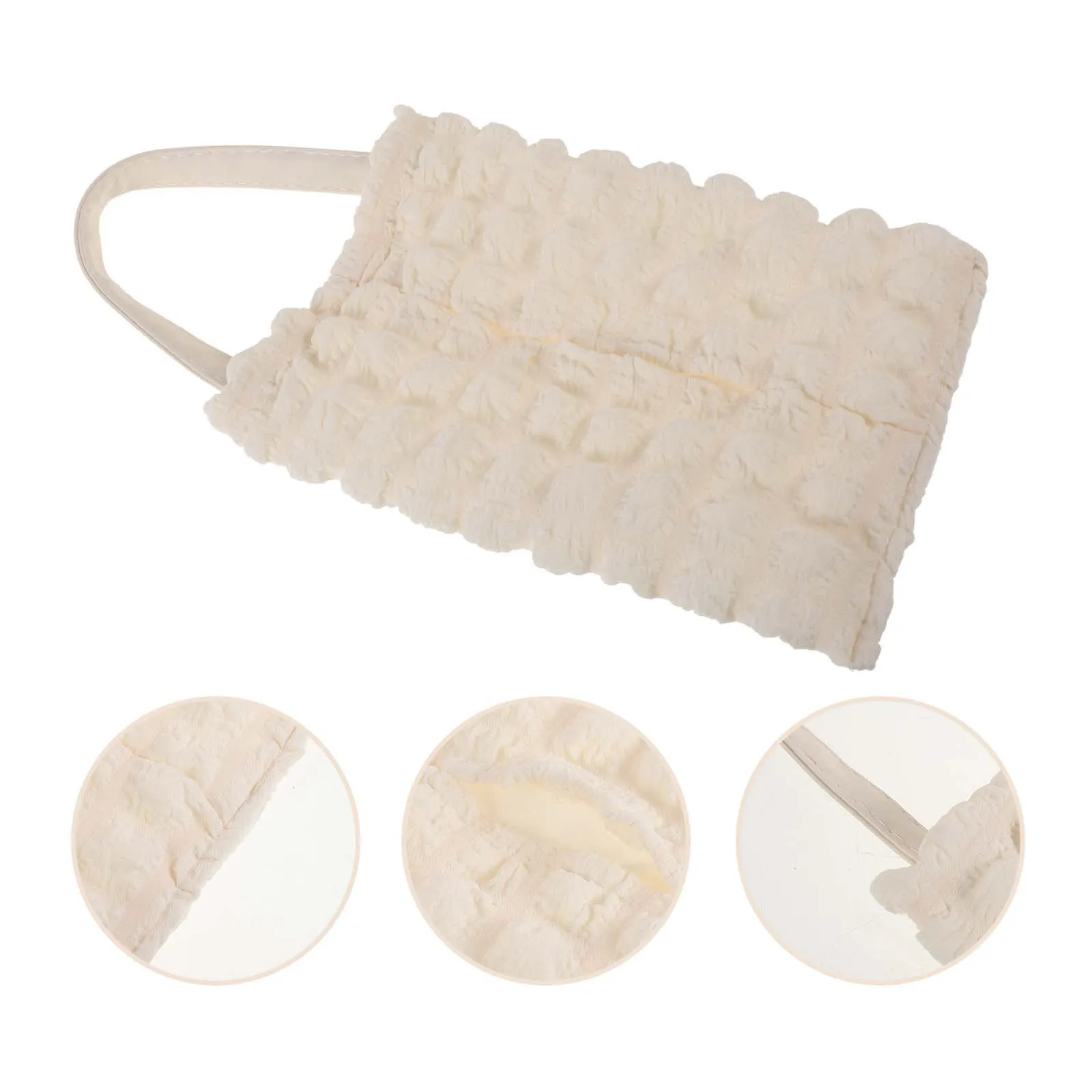 

Car Tissue Box Napkin Dispenser Organization Accessories Holder Backseat Case Puff Hanging