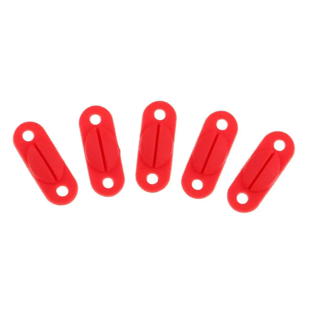 Badminton Racket String Tubing High Quality Silicone Eyelet Grommets Set for Recreational Play