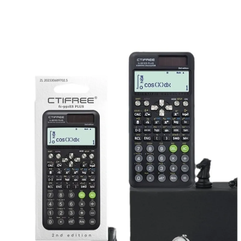 Everbright Store FX991ESPLUS 2nd Science Calculator Function Calculator Matrix Complex Number Solution Equation Color Logo
