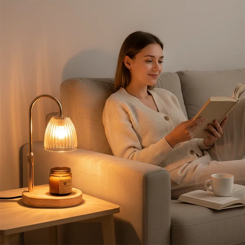 Candle Heating Lamp Adjustable Light 50W Aroma Candle Heater Aromatherapy Lamp Suitable for Home Decoration Gift Ideal Birthday