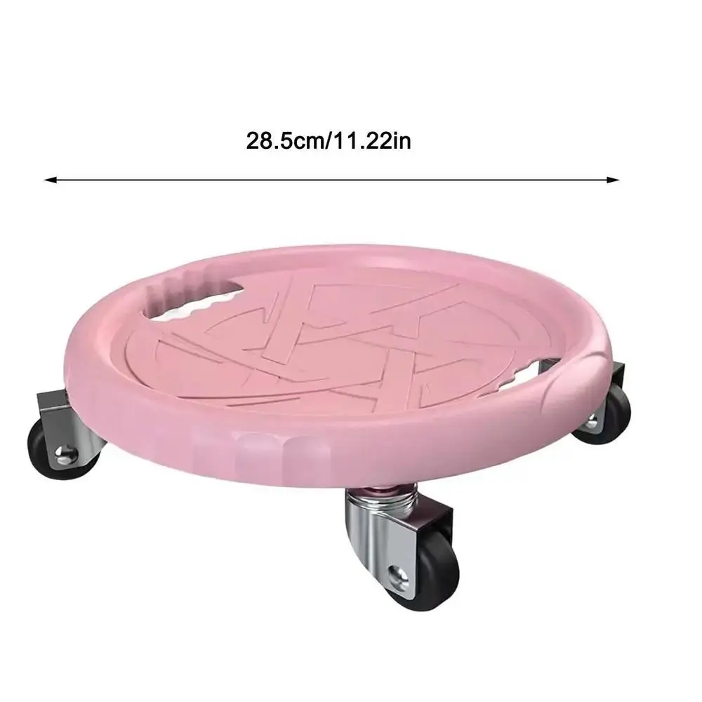 Noiseless Glide Abdominal Roller Wheel Multifunctional 4-wheel Abdominal Muscle Trainer Safety 150kg Bearing Load