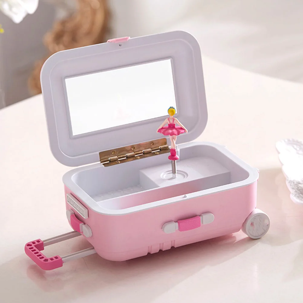 

Musical Jewelry Box Ballet Girl Rotating Dancing Jewelry Case Desktop Decoration Storage Holder Melody Box Gift