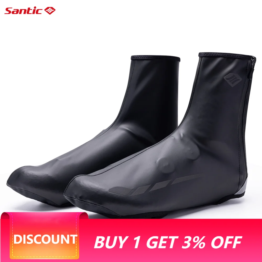 Santic Cycling Shoes Covers Summer Windproof Road MTB Overshoes  Prevent Light Rain Cycling Accessories