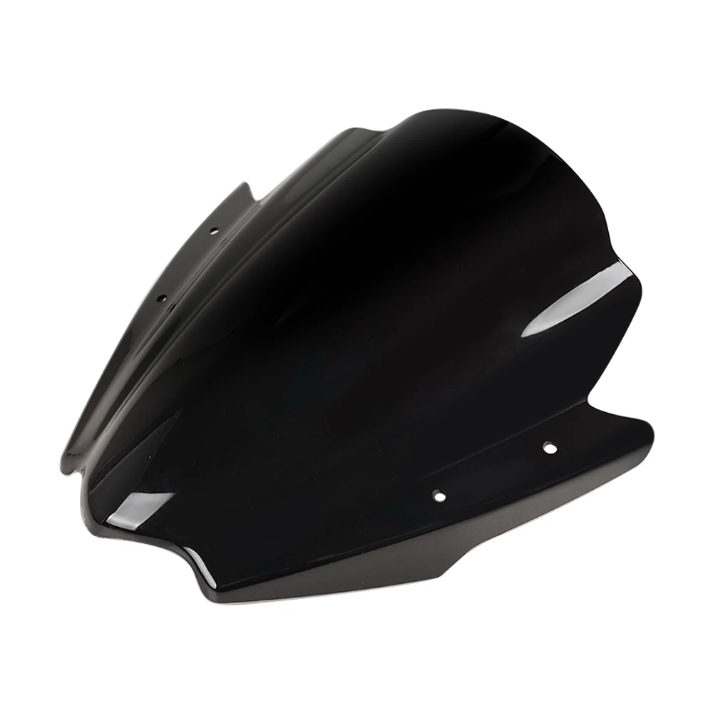 Universal Motorcycle Windshield Fit For 22 - 25mm Handlebar Street Bikes Bracket Heightened Modified Thickened Front WindScreen