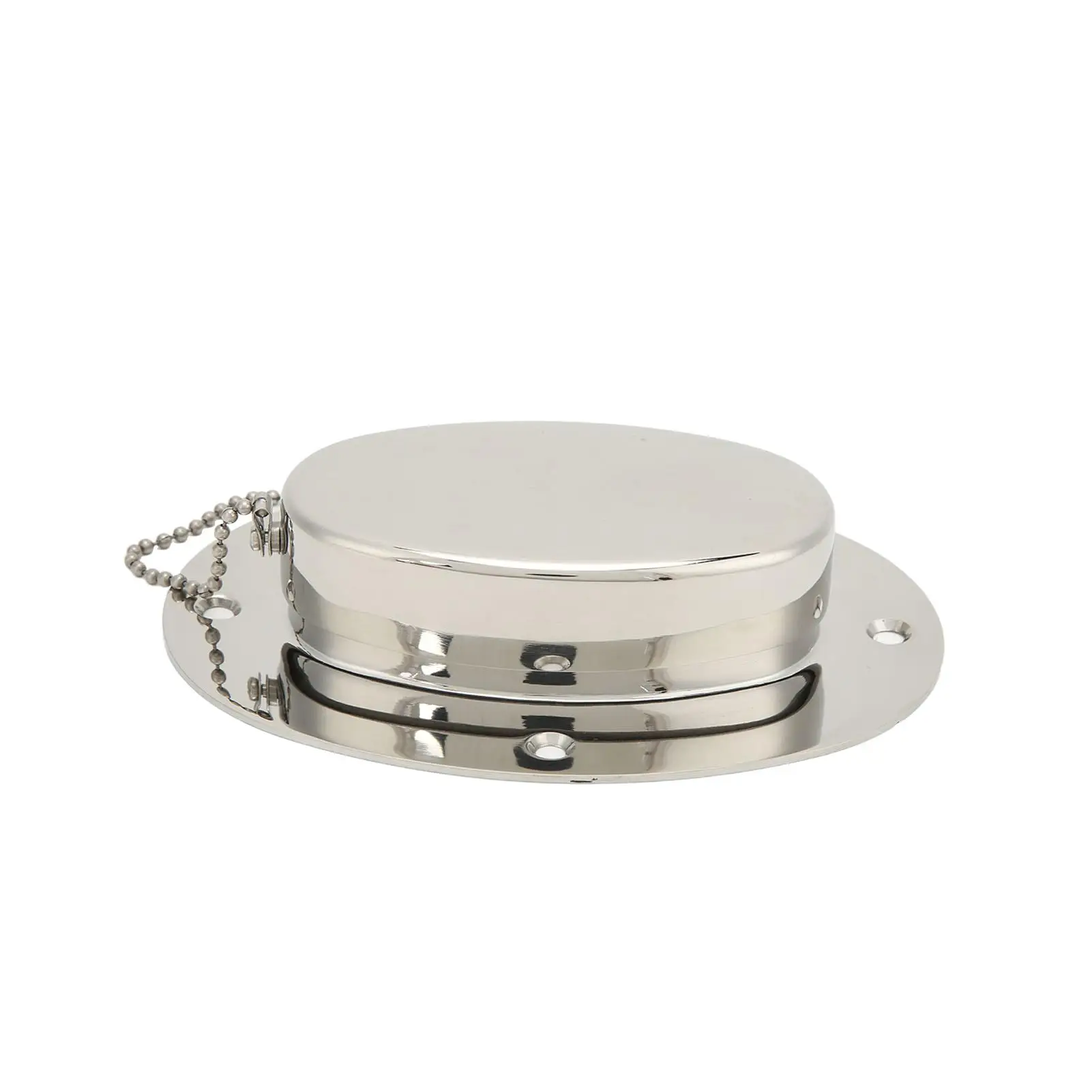 Kettendeckrohr aus Edelstahl 304, mit Gummidichtungsbasis, 6,32 x 4,47 Zoll Loch, 4,3 x 2,31 Zoll Marine-Yacht-Zubehör