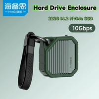 Hagibis 2230 M.2 NVMe SSD Enclosure USB 3.2 Gen 2 10Gbps to NVMe PCI-E M.2 SSD Case External SSD for Laptop iPhone 16 Pro iPad