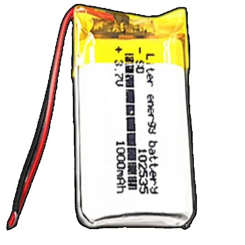 102535 3.7V 1000mAh Polymer Lithium Rechargeable Battery Replacement For Wireless Bluetooth Mouse