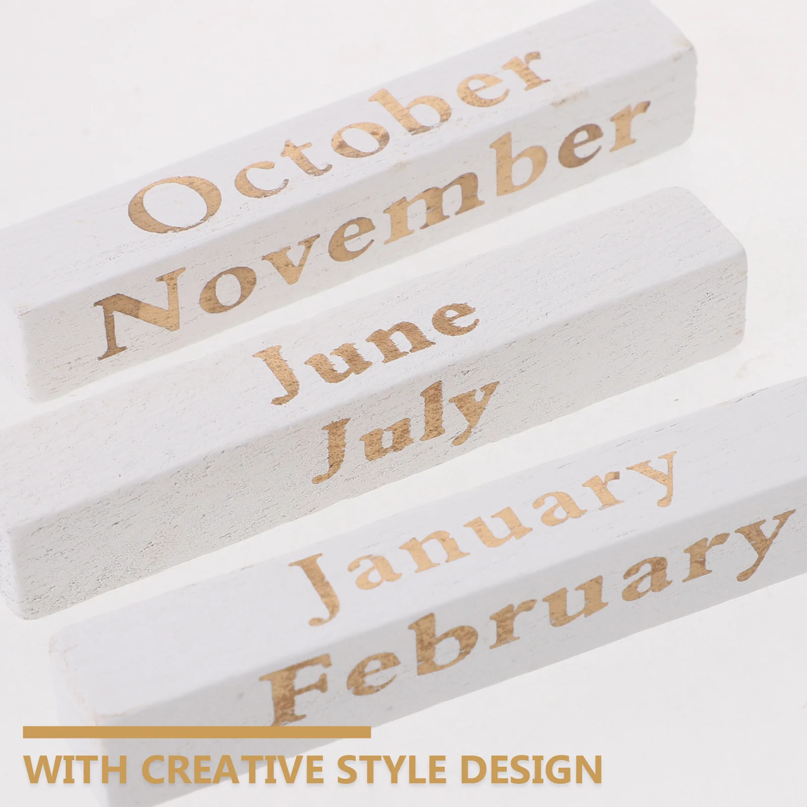 

Деревянные блоки календаря Вечный настольный календарь Креативный декор для рабочего стола Компактный размер Увеличить жизнь Развлечения Отличная идея подарка