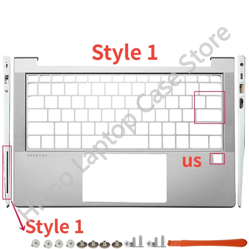 New For HP ProBook 430 G8 ZHAN 66 PRO 13 G4 Laptop LCD Rear Cover/Front Frame/Palm Pad Keyboard/Bottom Cover