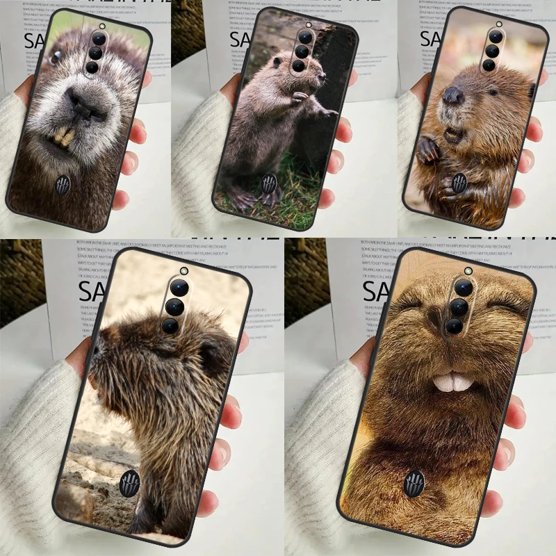 Animal Beaver Phone Case For ZTE Nubia Red Magic 9 Pro Plus 6 7 8 Pro 6S 7S 8S Pro Plus 5G 5S 6R Cover