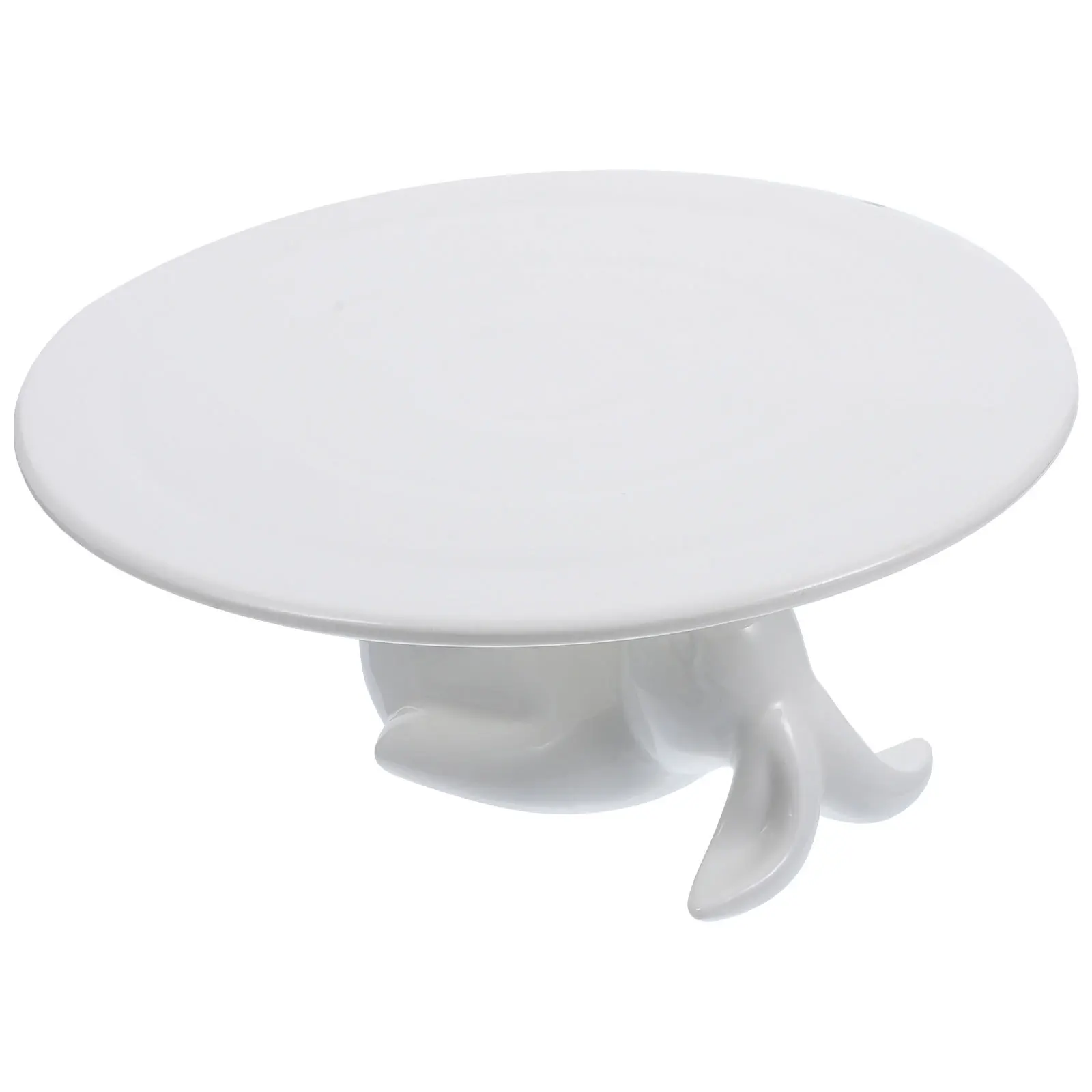 

1Set Ceramic Rabbit Dessert Stand Premium Smooth Bunny Cake Tray Multi-Functional Snack Holder for Party Wedding Home Decor